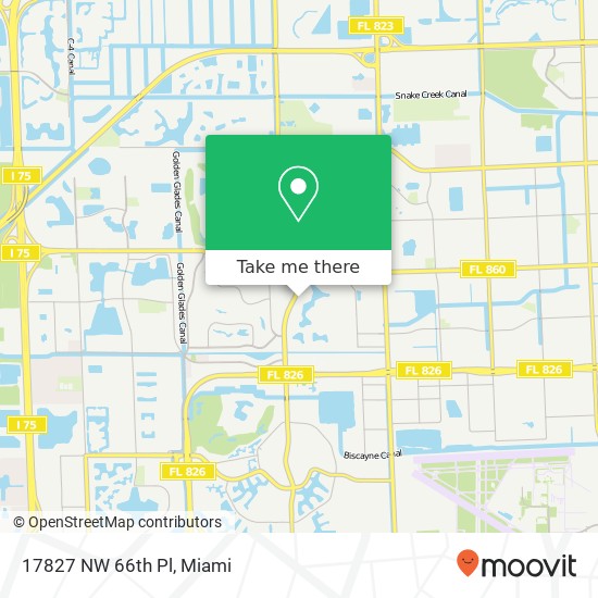 17827 NW 66th Pl map