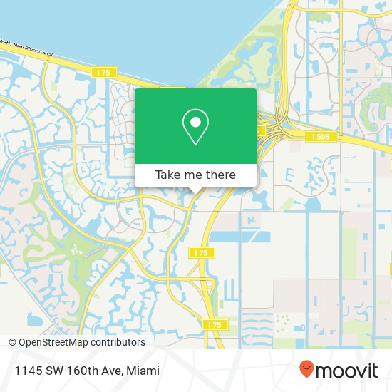 1145 SW 160th Ave map