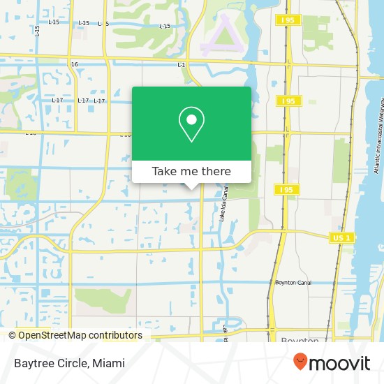 Baytree Circle map