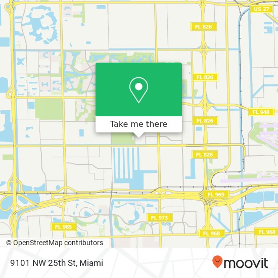 Mapa de 9101 NW 25th St