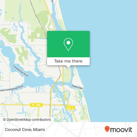 Mapa de Coconut Cove