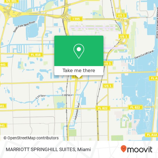 MARRIOTT SPRINGHILL SUITES map
