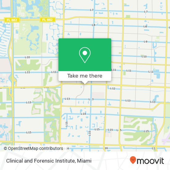 Clinical and Forensic Institute map