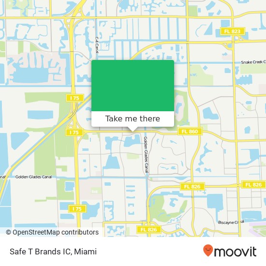 Mapa de Safe T Brands IC