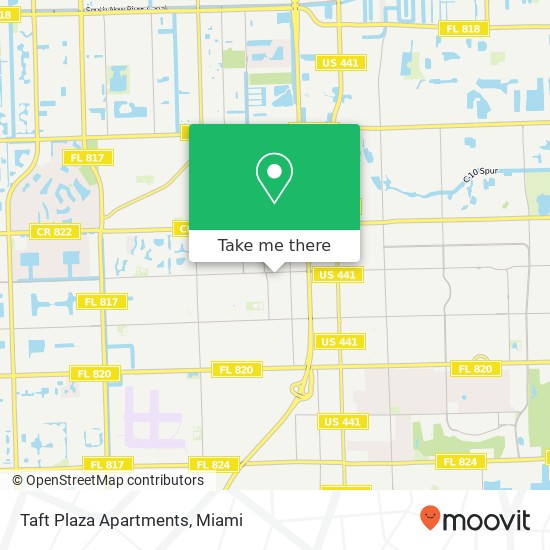 Mapa de Taft Plaza Apartments