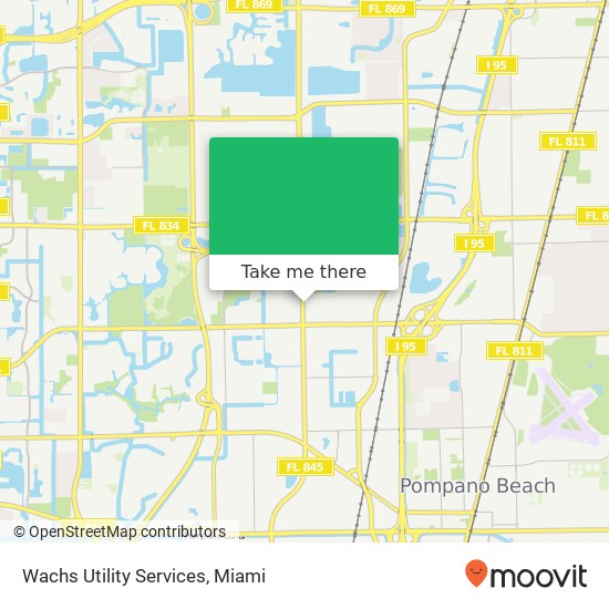 Wachs Utility Services map
