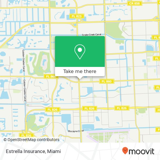Estrella Insurance map