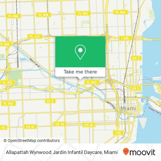 Allapattah Wynwood Jardin Infantil Daycare map