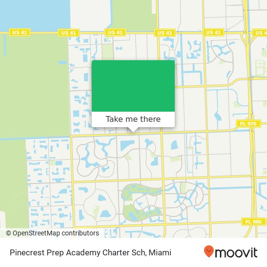 Mapa de Pinecrest Prep Academy Charter Sch