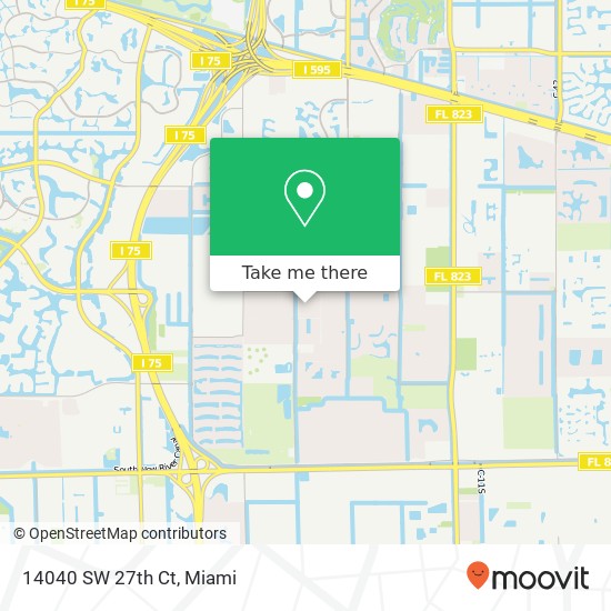 14040 SW 27th Ct map