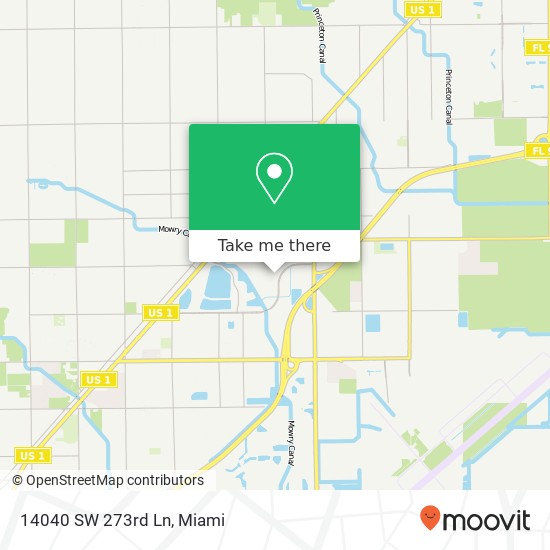 14040 SW 273rd Ln map