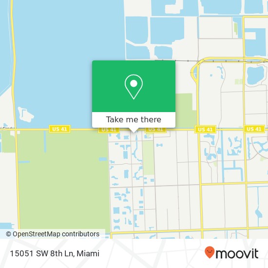 15051 SW 8th Ln map