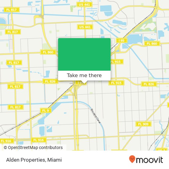Alden Properties map