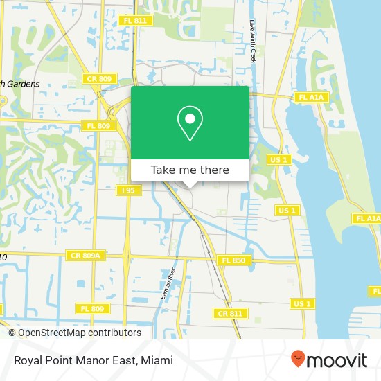 Mapa de Royal Point Manor East