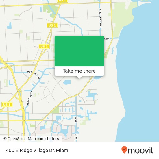 Mapa de 400 E Ridge Village Dr