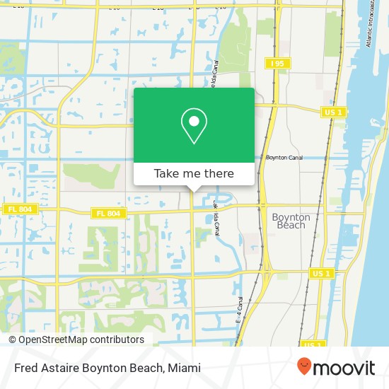 Mapa de Fred Astaire Boynton Beach