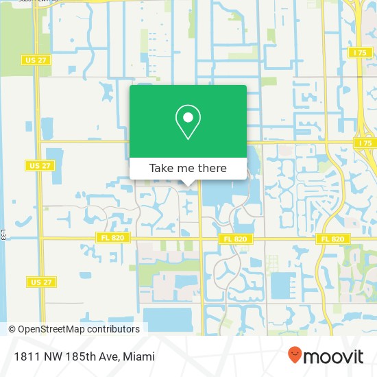 Mapa de 1811 NW 185th Ave