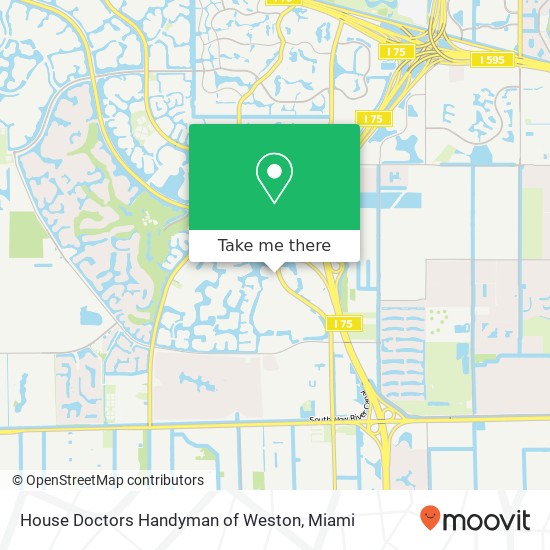 House Doctors Handyman of Weston map