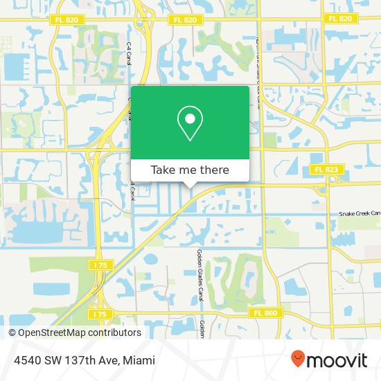 4540 SW 137th Ave map