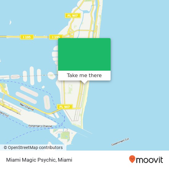 Miami Magic Psychic map