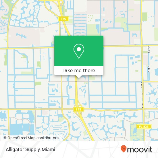 Alligator Supply map