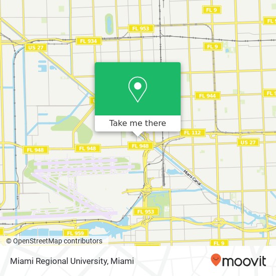 Miami Regional University map