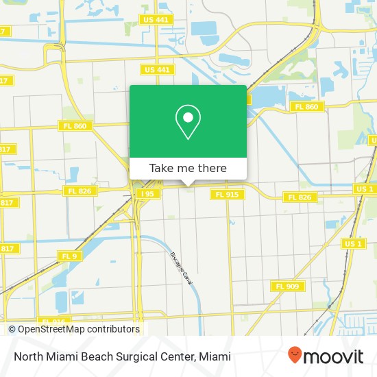 Mapa de North Miami Beach Surgical Center