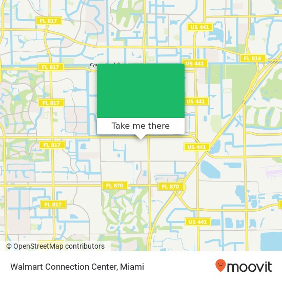 Mapa de Walmart Connection Center