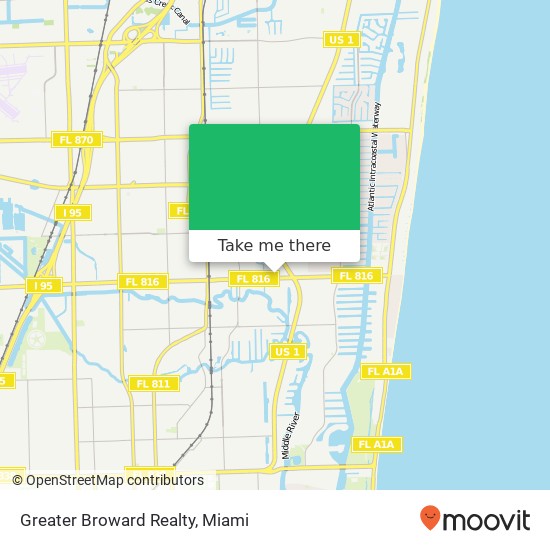 Mapa de Greater Broward Realty