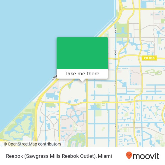 Reebok (Sawgrass Mills Reebok Outlet) map