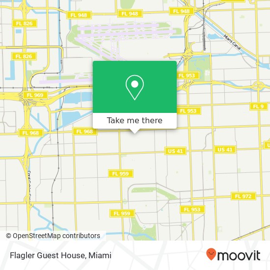 Flagler Guest House map