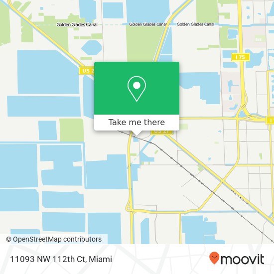 11093 NW 112th Ct map