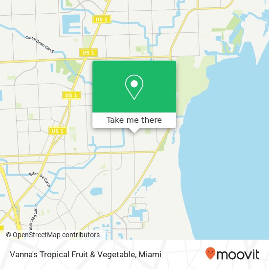 Vanna's Tropical Fruit & Vegetable map