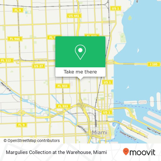 Mapa de Margulies Collection at the Warehouse