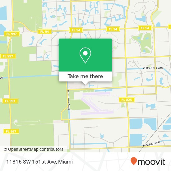 11816 SW 151st Ave map