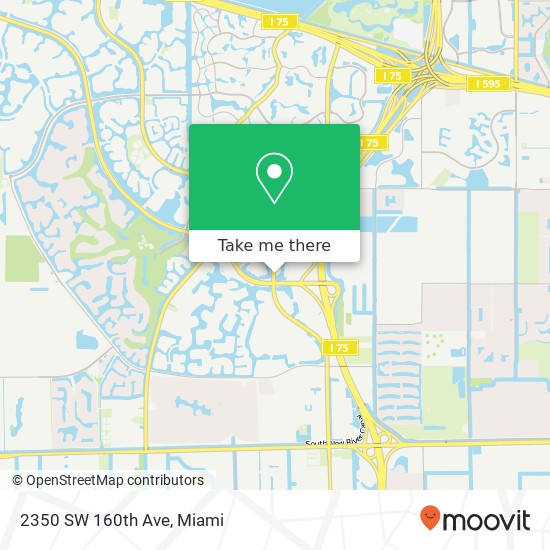 2350 SW 160th Ave map