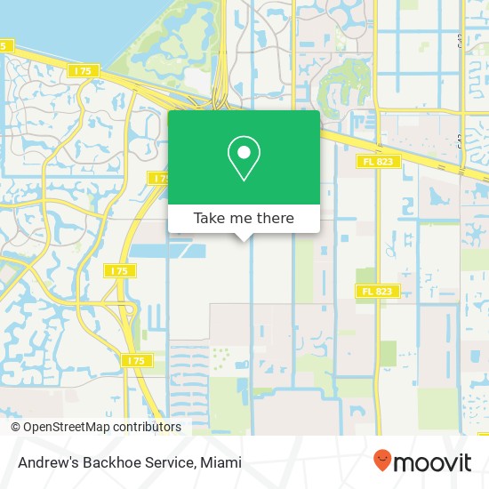 Andrew's Backhoe Service map