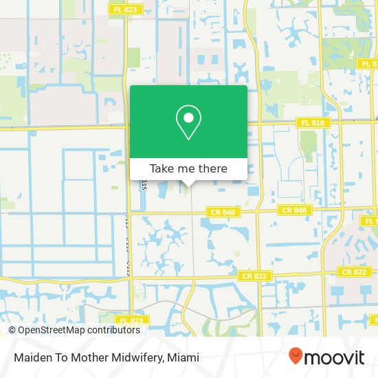 Maiden To Mother Midwifery map