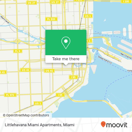 Littlehavana Miami Apartments map