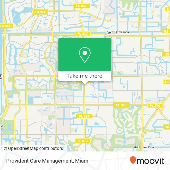 Provident Care Management map