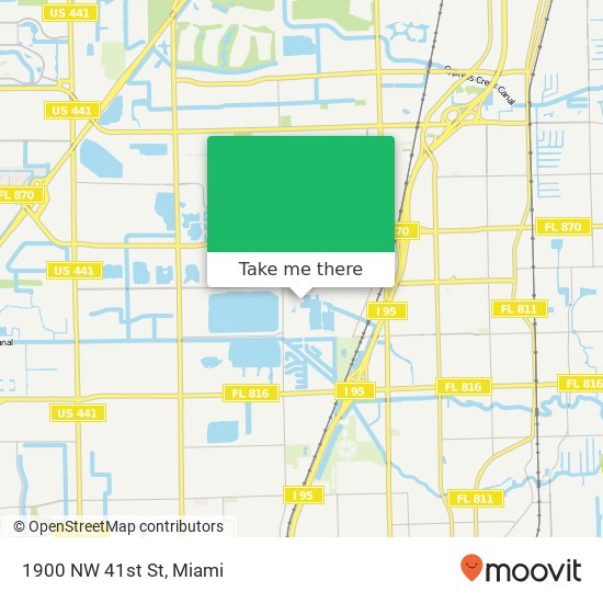 1900 NW 41st St map