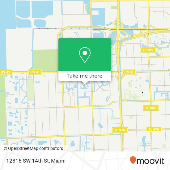 12816 SW 14th St map