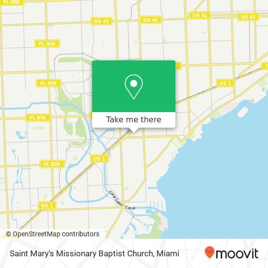 Mapa de Saint Mary's Missionary Baptist Church