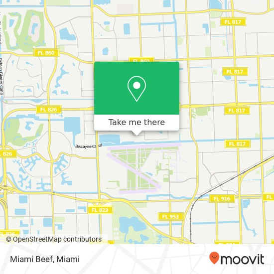 Miami Beef map
