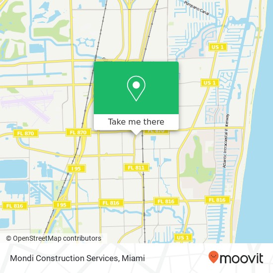 Mondi Construction Services map