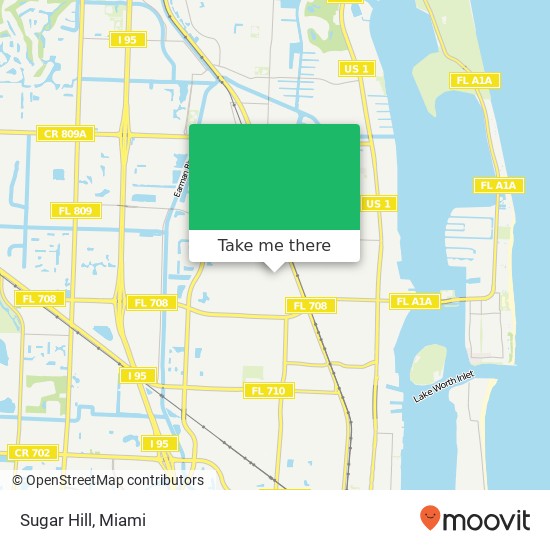 Sugar Hill map