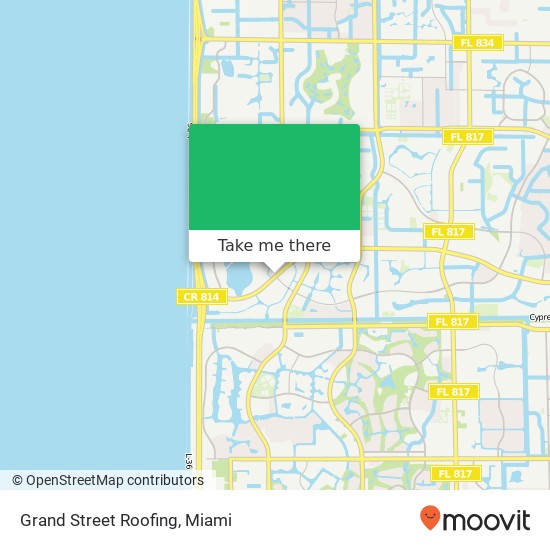Grand Street Roofing map