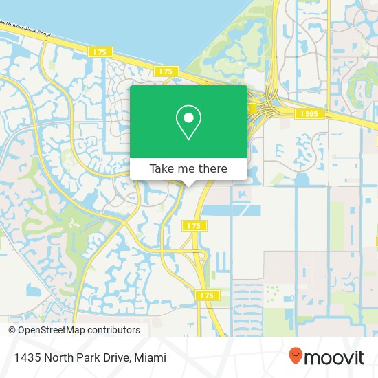 1435 North Park Drive map