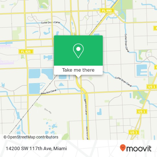14200 SW 117th Ave map