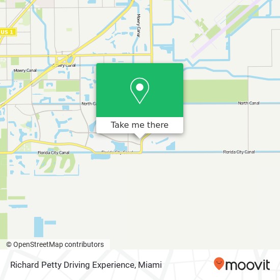 Richard Petty Driving Experience map